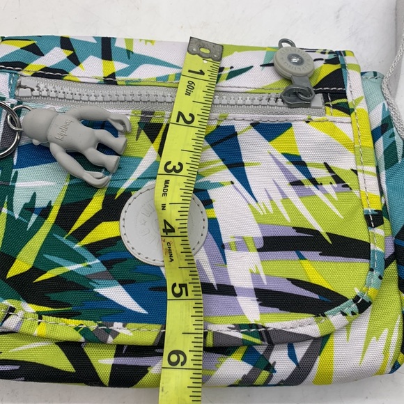 Kipling Yellow Blue Nylon Small Crossbody with gorilla MCB4900 - Picture 13 of 14